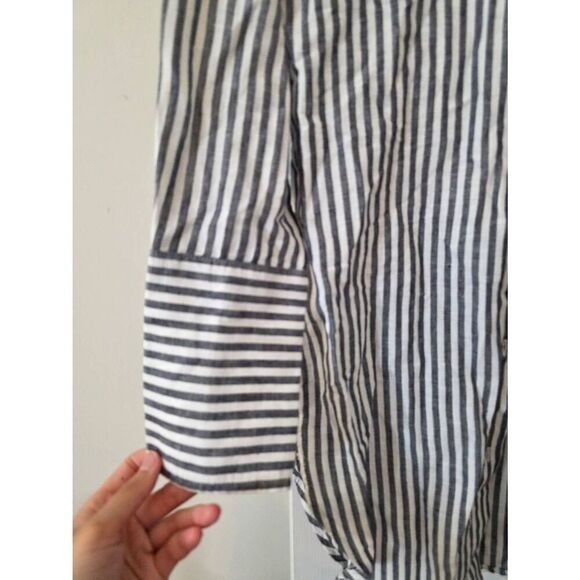 J. Crew Classic-fit beach shirt in striped linen-cotton blend XXS NWT $98 - Picture 4 of 11
